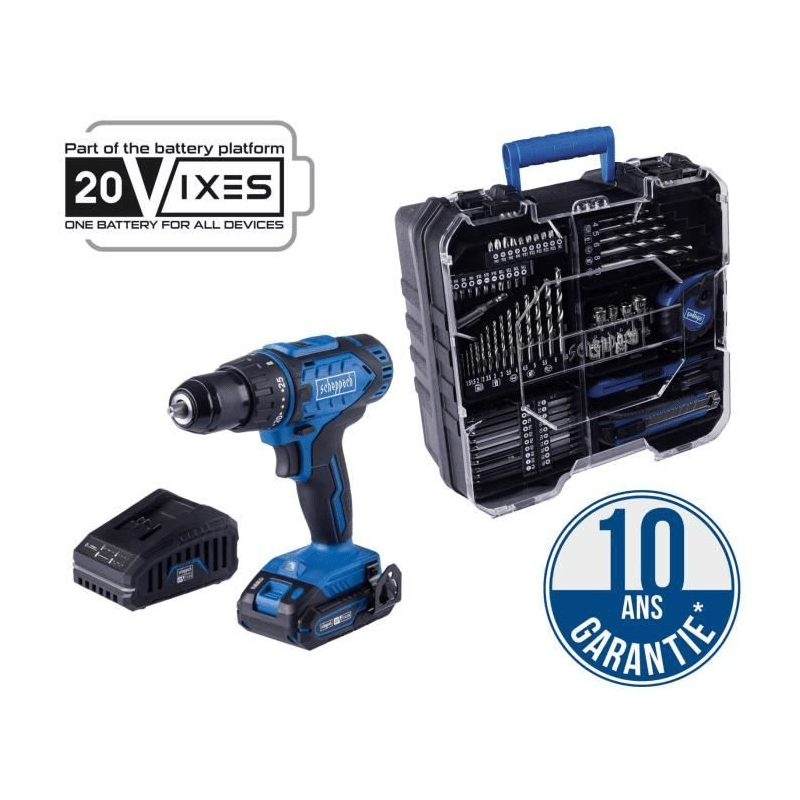 Coffret perceuse visseuse sans fil C-DTB74/1-X - 50Nm mandrin 13mm + 7