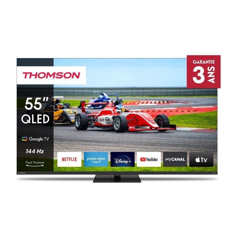 Thomson 55QG7C14 - TV QLED 55 (139 cm) - 4K UHD 3840x2160 - 144 Hz - G