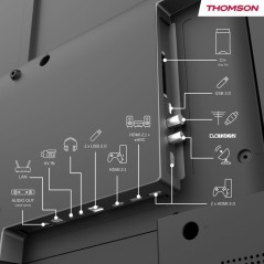 Thomson 55QG7C14 - TV QLED 55 (139 cm) - 4K UHD 3840x2160 - 144 Hz - G