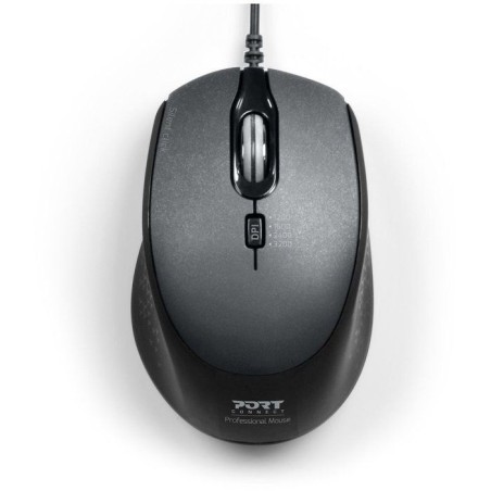 Souris sans fil - PORT Designs - 900711-B - USB-A & USB-C - 2.4 GHz -