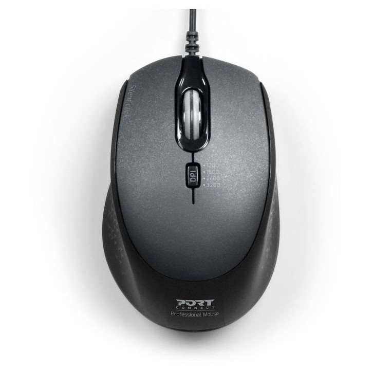 Souris sans fil - PORT Designs - 900711-B - USB-A & USB-C - 2.4 GHz - Compacte - Blanc Souris sans fil - PORT Designs - 900711-B - USB-A & USB-C - 2.4 GHz - Compacte - Blanc