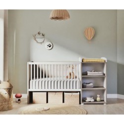 Lit Combiné - 120x60cm - Evolutif en 90x190cm - Babyprice Smile - Che