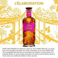 PURA VIDA - Pasión - Spiritueux a Base de Rhum - XO - 38.0 % Vol. - 7