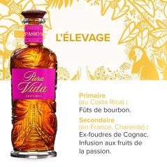 PURA VIDA - Pasión - Spiritueux a Base de Rhum - XO - 38.0 % Vol. - 7