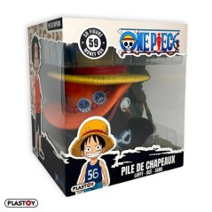 Tirelire - PLASTOY - One Piece Pile de chapeaux Luffy Ace Sabo - Plast