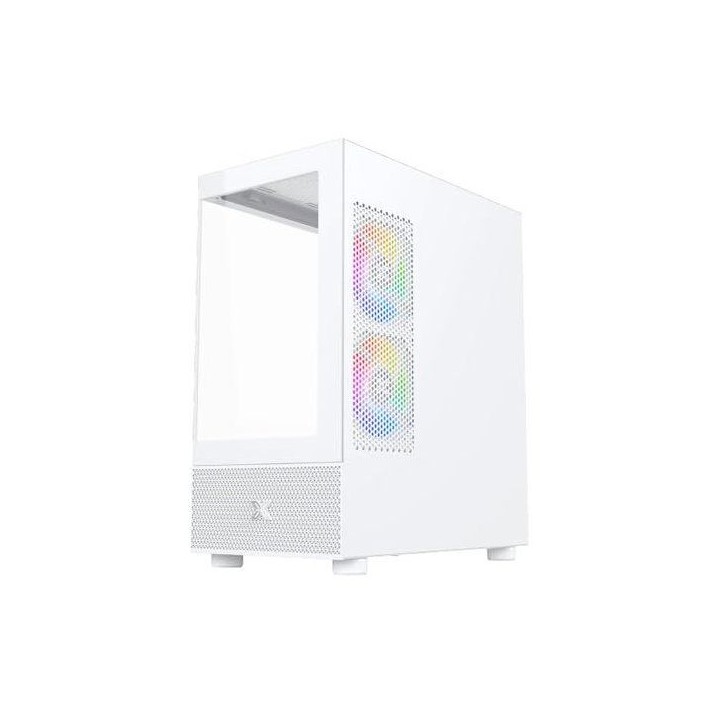 Boîtier PC sans alimentation - XIGMATEK - Alphard M Arctic - Mini tour - Format M-ATX - 4x120mm A-RGB - Blanc Boîtier PC sans alimentation - XIGMATEK - Alphard M Arctic - Mini tour - Format M-ATX - 4x120mm A-RGB - Blanc