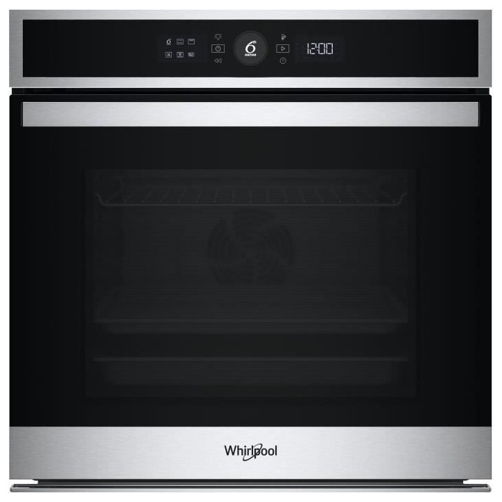 Four encastrable - WHIRLPOOL - WOI4IS8PM0XAF - 73 L - Pyrolyse - Inox - A+