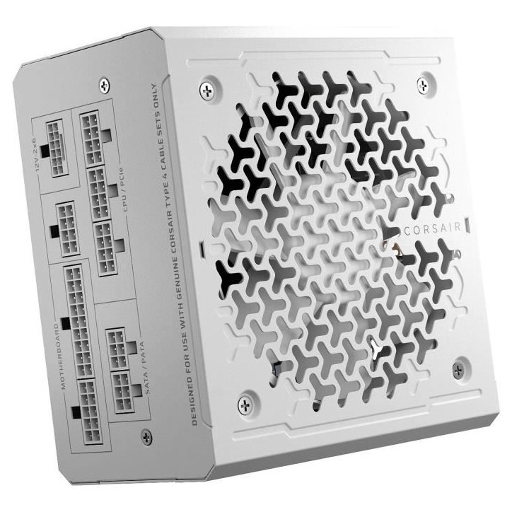 Alimentation PC - CORSAIR - CP-9020294-EU - RMe White Series RM1000e White Alimentation PC - CORSAIR - CP-9020294-EU - RMe White Series RM1000e White