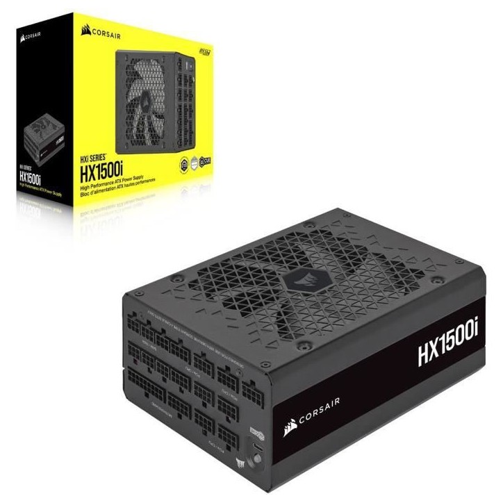 Alimentation PC - CORSAIR - CP-9020309-EU - HXi Series (2025), HX1500i - 80 PLUS Platinum Alimentation PC - CORSAIR - CP-9020309-EU - HXi Series (2025), HX1500i - 80 PLUS Platinum