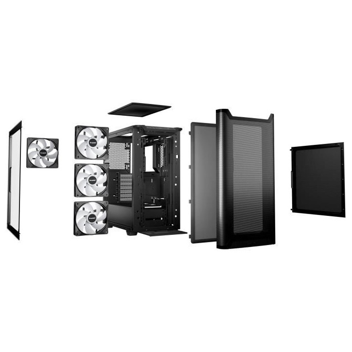 Boîtier PC - BE QUIET! - Pure Base 501 LX - Noir - Tour midi - ATX