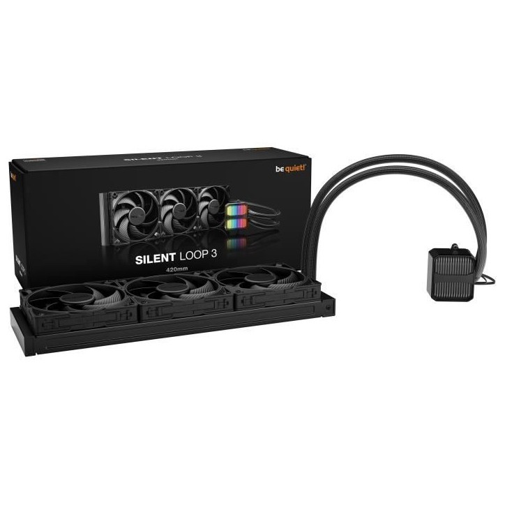 Watercooling - BE QUIET! - Silent Loop 3 - 420 mm - ARGB - Performance et Esthétique Watercooling - BE QUIET! - Silent Loop 3 - 420 mm - ARGB - Performance et Esthétique