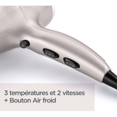 Seche-cheveux - BABYLISS - D781E - Ionique anti-frisottis - 2300W - 3