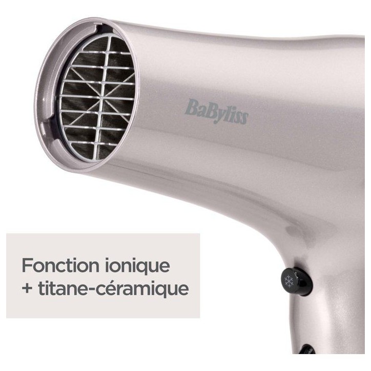 Seche-cheveux - BABYLISS - D781E - Ionique anti-frisottis - 2300W - 3 températures - Mauve Lustre Seche-cheveux - BABYLISS - D781E - Ionique anti-frisottis - 2300W - 3 températures - Mauve Lustre