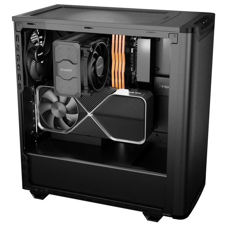 Boîtier PC - BE QUIET! - Pure Base 501 Airflow Window - Noir - Moyen Tour - Gamer Boîtier PC - BE QUIET! - Pure Base 501 Airflow Window - Noir - Moyen Tour - Gamer