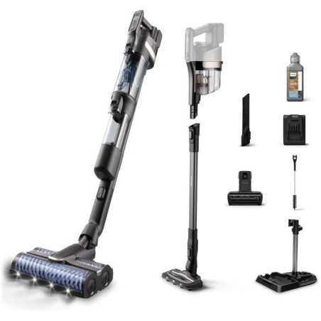 Aspirateur balai laveur 3-en-1 - PHILIPS - XW9463/10 - Série 9000 - PowerCyclone AquaTrio - 4000 tours/min - Noir