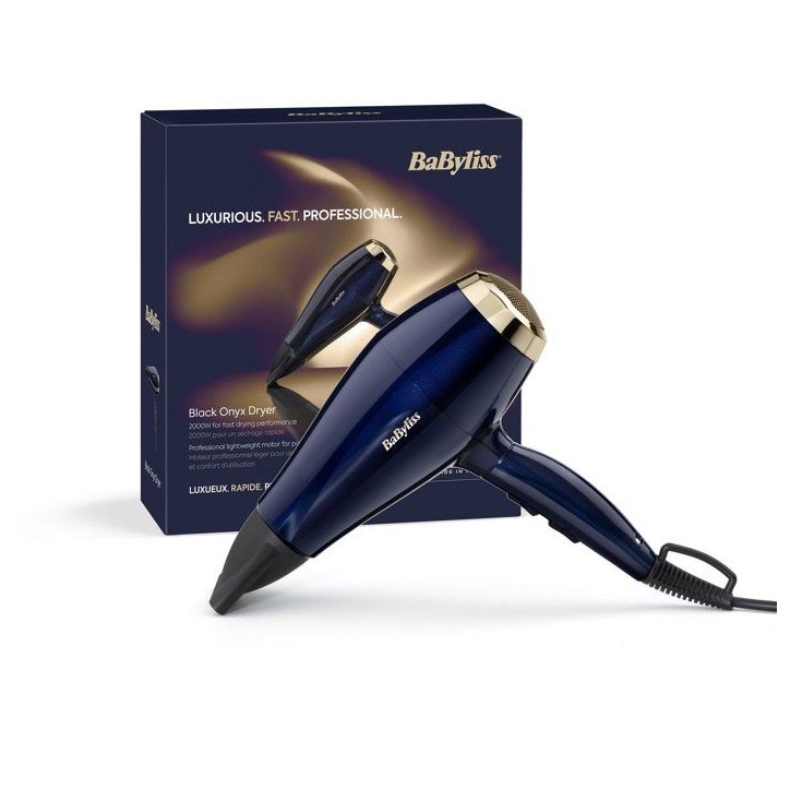 Seche-cheveux - BABYLISS - 5911E - Made in Italy - 2000W - Concentrateur fin - Cordon 2,8m Seche-cheveux - BABYLISS - 5911E - Made in Italy - 2000W - Concentrateur fin - Cordon 2,8m