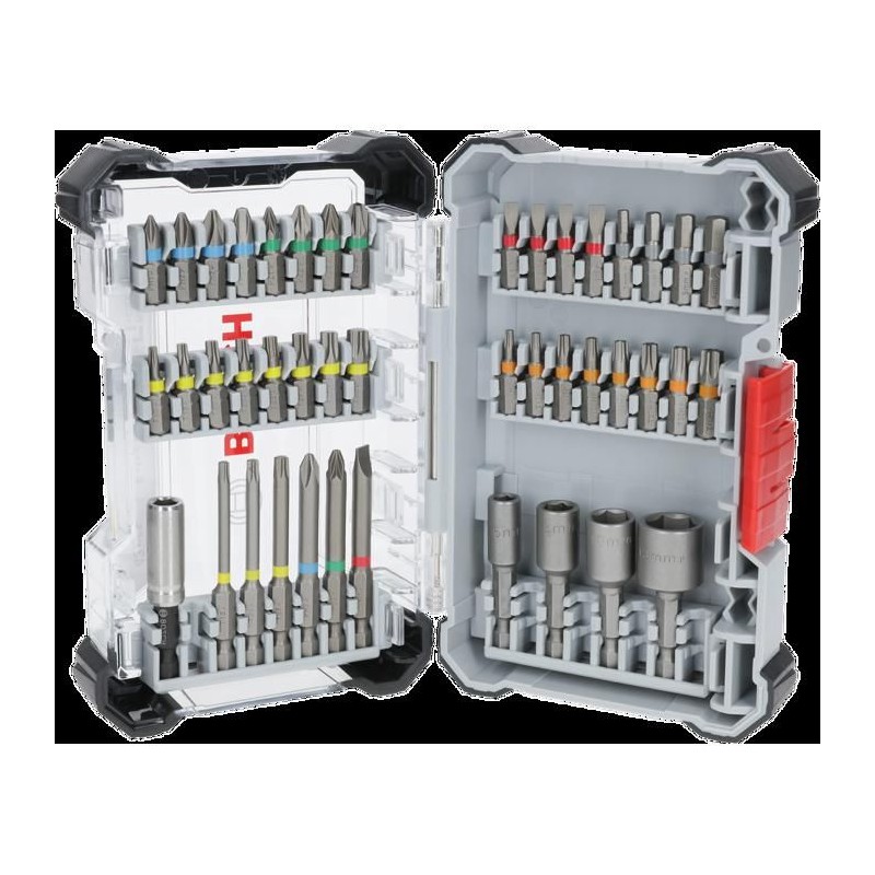 Coffret d'embouts de vissage - Bosch - 2607017723 - 43 pieces - Acier