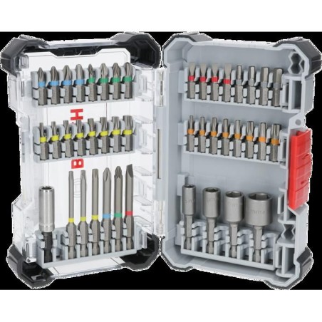 Coffret d'embouts de vissage - Bosch - 2607017723 - 43 pieces - Acier