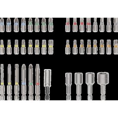 Coffret d'embouts de vissage - Bosch - 2607017723 - 43 pieces - Acier