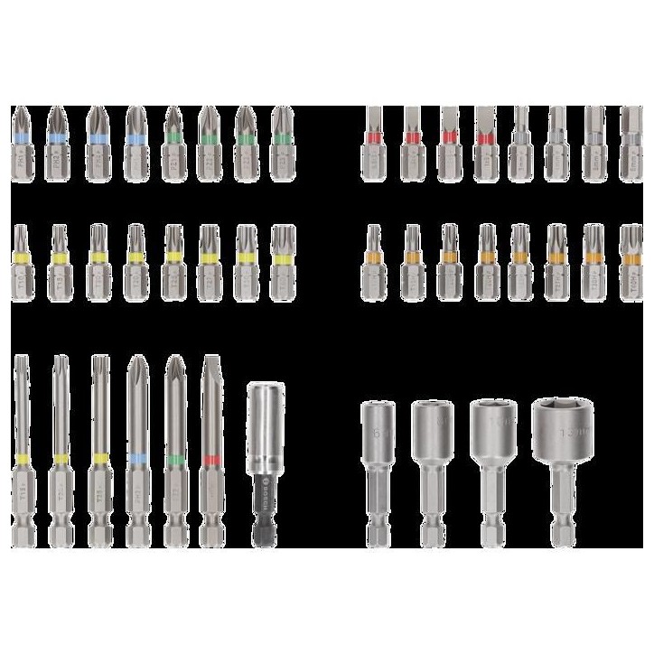 Coffret d'embouts de vissage - Bosch - 2607017723 - 43 pieces - Acier S2 - Boîte Pick and Click Coffret d'embouts de vissage - Bosch - 2607017723 - 43 pieces - Acier S2 - Boîte Pick and Click