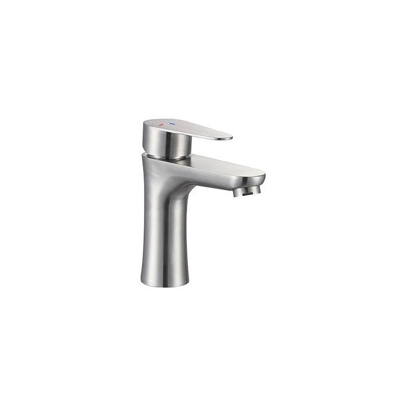 Mitigeur lavabo - EDOUARD ROUSSEAU - Onabi - Inox brossé - Cartouche