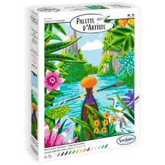 Peinture acrylique - SENTOSPHERE - Palette D'artiste - Lagon en Thaila