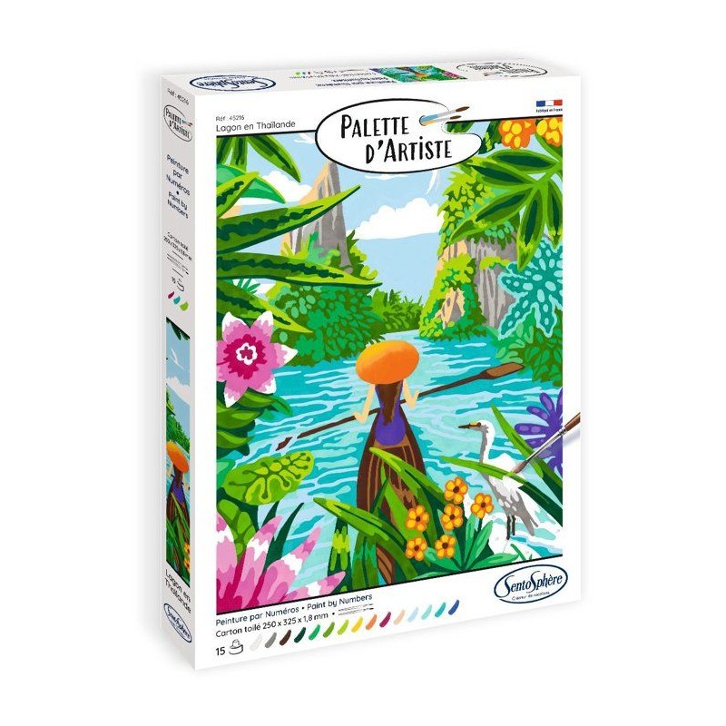 Peinture acrylique - SENTOSPHERE - Palette D'artiste - Lagon en Thaila
