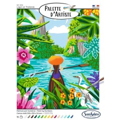 Peinture acrylique - SENTOSPHERE - Palette D'artiste - Lagon en Thaila