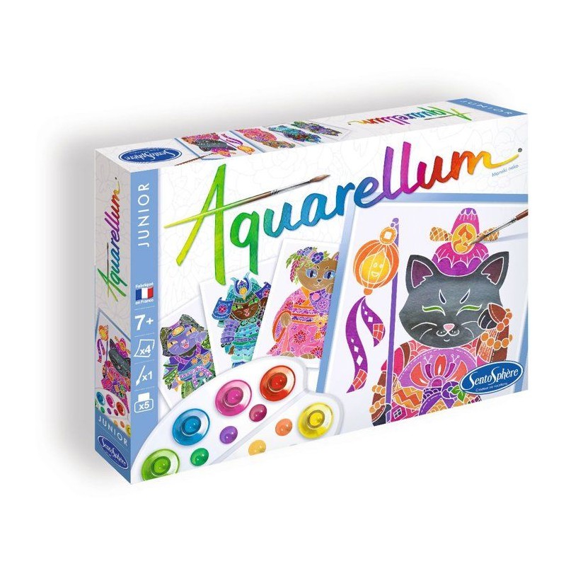 Peinture aquerelle - SENTOSPHERE - Aquarellum Junior - Maneki Neko - 5
