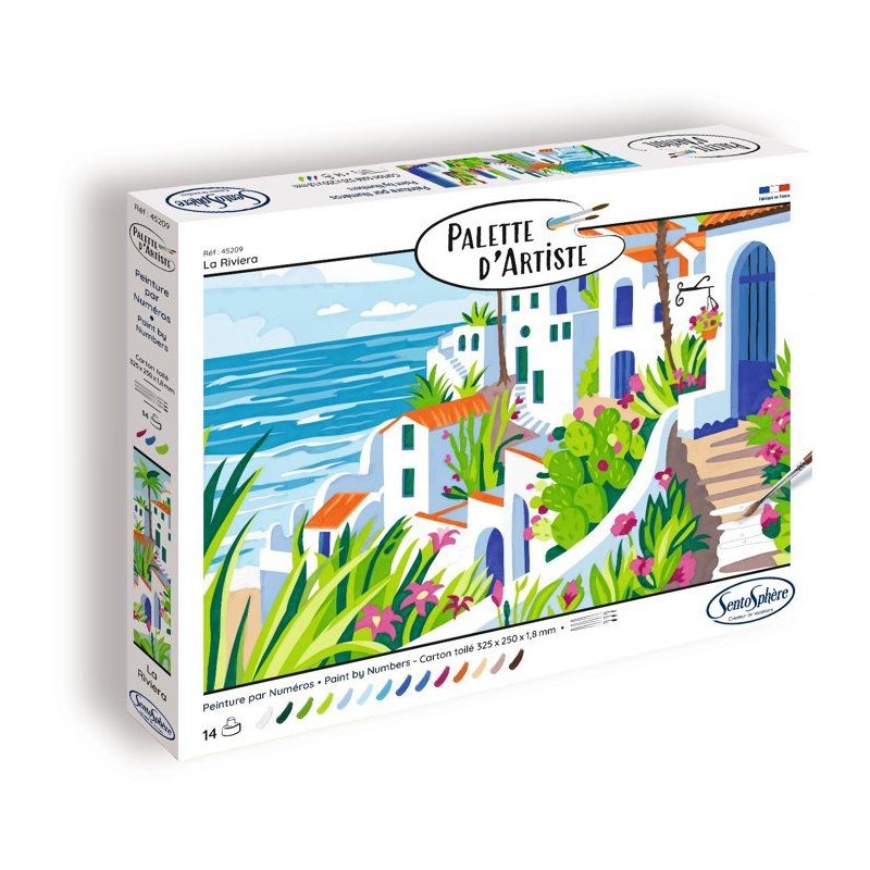 Peinture acrylique - SENTOSPHERE - Palette D'artiste - La Riviera - Pe