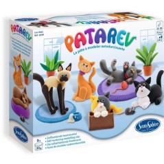 Pate a modeler autodurcissante - SENTOSPHERE - Patarev - Les Chats - D