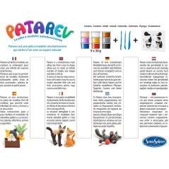 Pate a modeler autodurcissante - SENTOSPHERE - Patarev - Les Chats - D