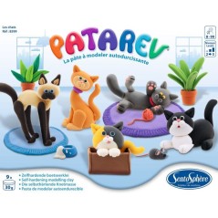 Pate a modeler autodurcissante - SENTOSPHERE - Patarev - Les Chats - D