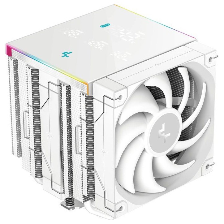 DEEPCOOL - AK620 DIGITAL PRO - R-AK620-WHAPMN-G - Ventirad CPU - 120 mm - Ventilateur PWM - 6 caloducs CTT 2.0 - Blanc DEEPCOOL - AK620 DIGITAL PRO - R-AK620-WHAPMN-G - Ventirad CPU - 120 mm - Ventilateur PWM - 6 caloducs CTT 2.0 - Blanc