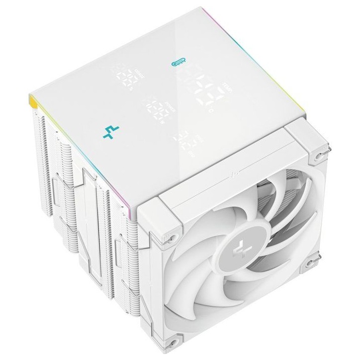 DEEPCOOL - AK620 DIGITAL PRO - R-AK620-WHAPMN-G - Ventirad CPU - 120 mm - Ventilateur PWM - 6 caloducs CTT 2.0 - Blanc DEEPCOOL - AK620 DIGITAL PRO - R-AK620-WHAPMN-G - Ventirad CPU - 120 mm - Ventilateur PWM - 6 caloducs CTT 2.0 - Blanc