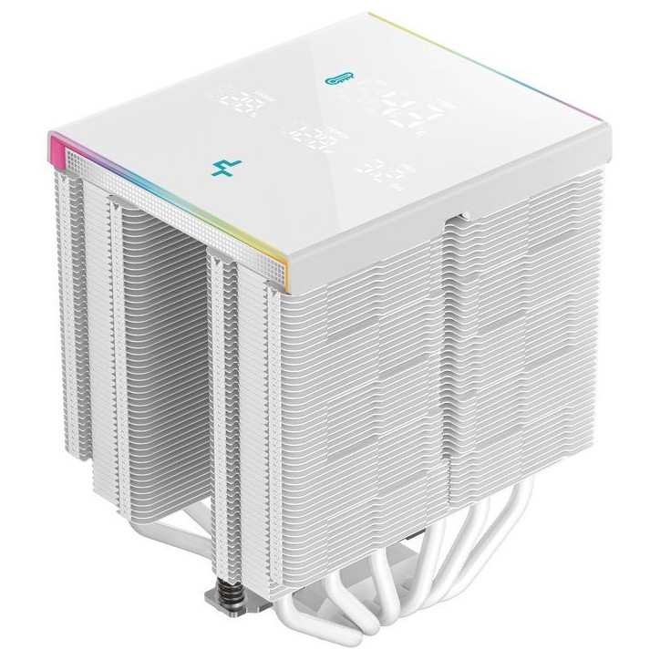 DEEPCOOL - AK620 DIGITAL PRO - R-AK620-WHAPMN-G - Ventirad CPU - 120 mm - Ventilateur PWM - 6 caloducs CTT 2.0 - Blanc DEEPCOOL - AK620 DIGITAL PRO - R-AK620-WHAPMN-G - Ventirad CPU - 120 mm - Ventilateur PWM - 6 caloducs CTT 2.0 - Blanc