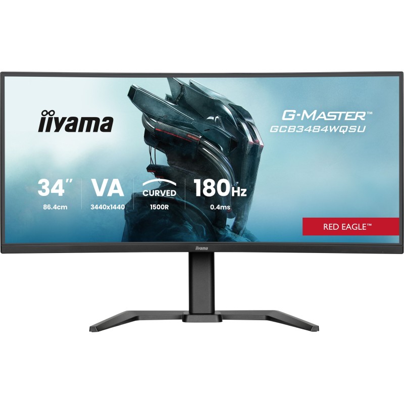 Ecran PC Gamer incurvé - IIYAMA - 34 - 180Hz - Dalle VA - 0.4ms - Ré