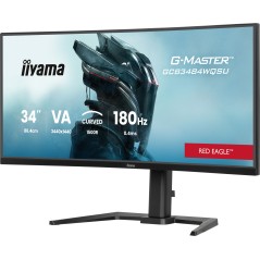 Ecran PC Gamer incurvé - IIYAMA - 34 - 180Hz - Dalle VA - 0.4ms - Réglable en hauteur - G-Master Red Eagle