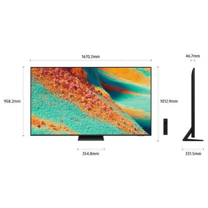Samsung Neo QLED 75QN85F - TV MiniLED QLED 75 (190 cm) - 4K UHD 3840x2160 - HDR10+ - 144 Hz - Smart TV - 4xHDMI - WiFi