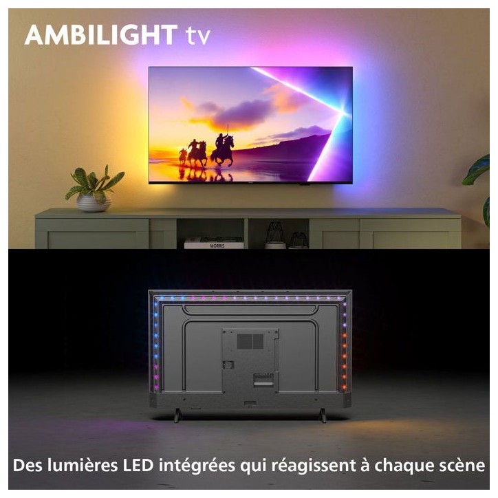Philips 85PUS8500 Ambilight - TV QLED 85 (215 cm) - 4K UHD 3840x2160 - Dolby Atmos - Smart TV - 3xHDMI Philips 85PUS8500 Ambilight - TV QLED 85 (215 cm) - 4K UHD 3840x2160 - Dolby Atmos - Smart TV - 3xHDMI