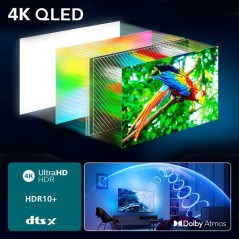 Philips 85PUS8500 Ambilight - TV QLED 85 (215 cm) - 4K UHD 3840x2160 -