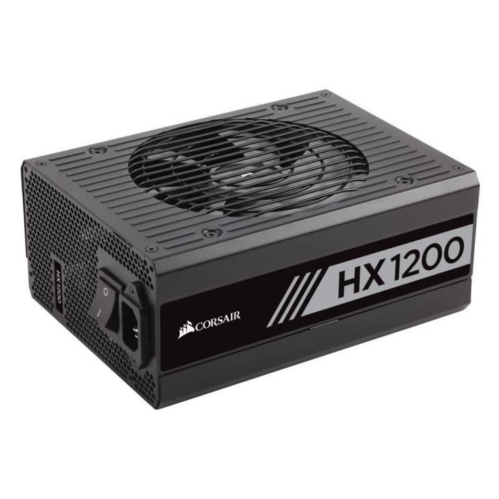 Alimentation PC - CORSAIR - HXi Series (2025) - HX1200i - 1200 Watt - 80 PLUS Platinum - C14 Version Alimentation PC - CORSAIR - HXi Series (2025) - HX1200i - 1200 Watt - 80 PLUS Platinum - C14 Version