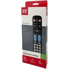 Télécommande universelle - Big Button - 2en1