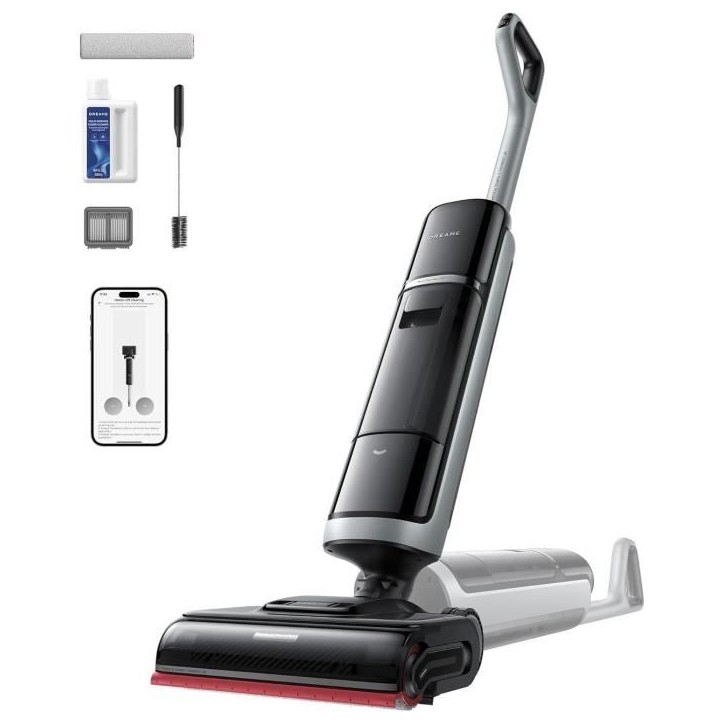 DREAME H15 Pro Heat Aspirateur Laveur - Nettoyage des sols a 85 °C - Bras robotisé IA GapFree - Capteur RVB intelligent - 22 k DREAME H15 Pro Heat Aspirateur Laveur - Nettoyage des sols a 85 °C - Bras robotisé IA GapFree - Capteur RVB intelligent - 22 k