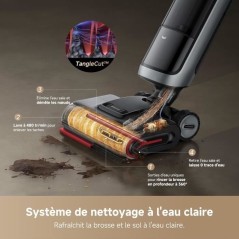 DREAME H15 Pro Heat Aspirateur Laveur - Nettoyage des sols a 85 °C - Bras robotisé IA GapFree - Capteur RVB intelligent - 22 k