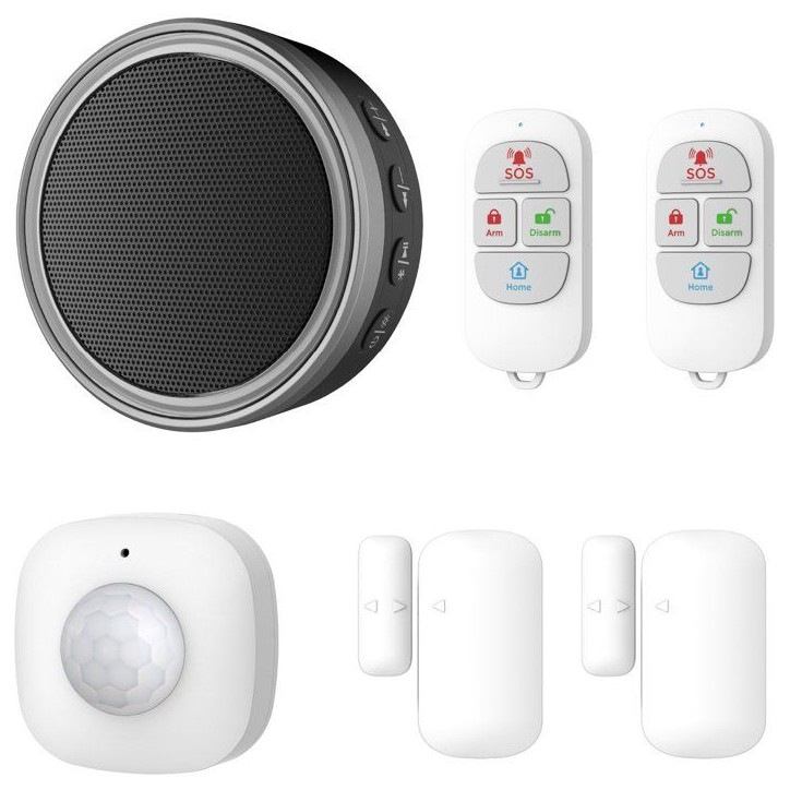 Kit Alarme -KYF - 868Mhz - Wifi sirene intégré 90dB - 2 Flashs lumineux - 2 Télécommandes Kit Alarme -KYF - 868Mhz - Wifi sirene intégré 90dB - 2 Flashs lumineux - 2 Télécommandes