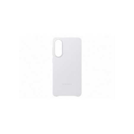 Coque - SAMSUNG - S25 Edge - Cuir véritable - Gris Clair - Protection chocs et rayures
