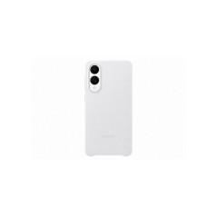 Coque - SAMSUNG - S25 Edge - Cuir véritable - Gris Clair - Protection