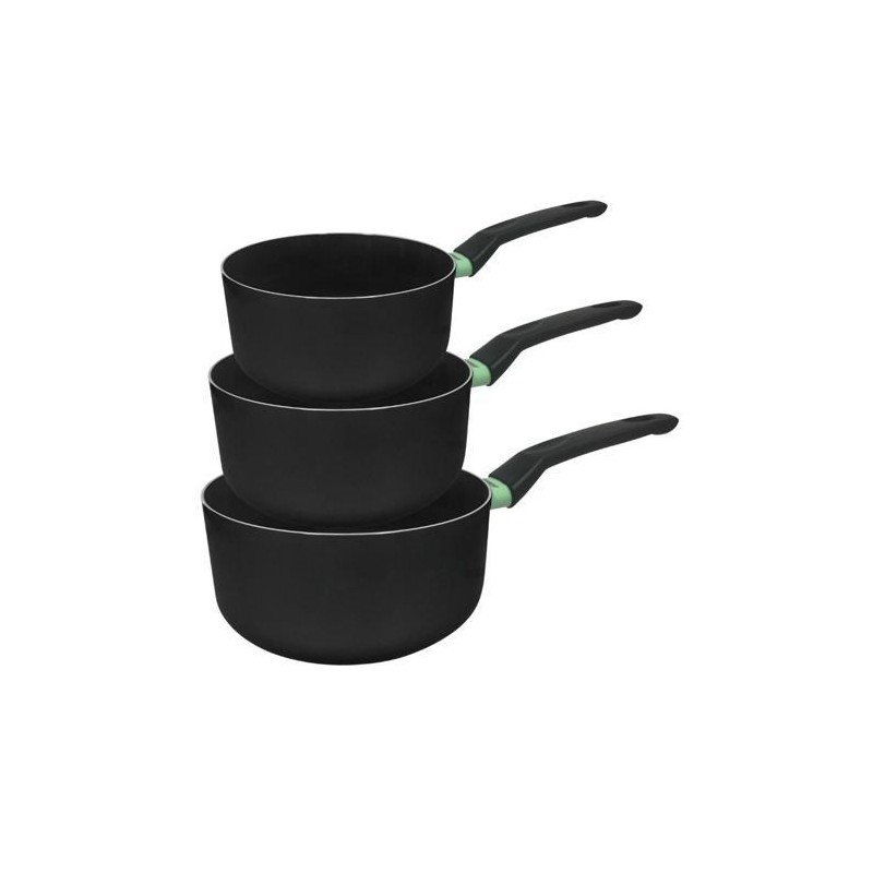 Set de 3 casseroles antiadhésives céramique 16, 18 et 20 cm Fackelma