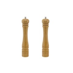 Ensemble de 2 Moulins a poivre manuel - FACKELMANN PROFESIONAL - Coule